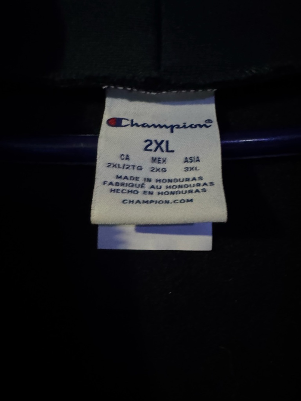 Champion UCSB Navy Blue Full Zip Hoodie Size XXL - Picture 3 of 14